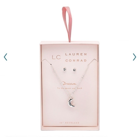 LC Lauren Conrad dream to the moon and back jewelry set - Picture 2 of 4